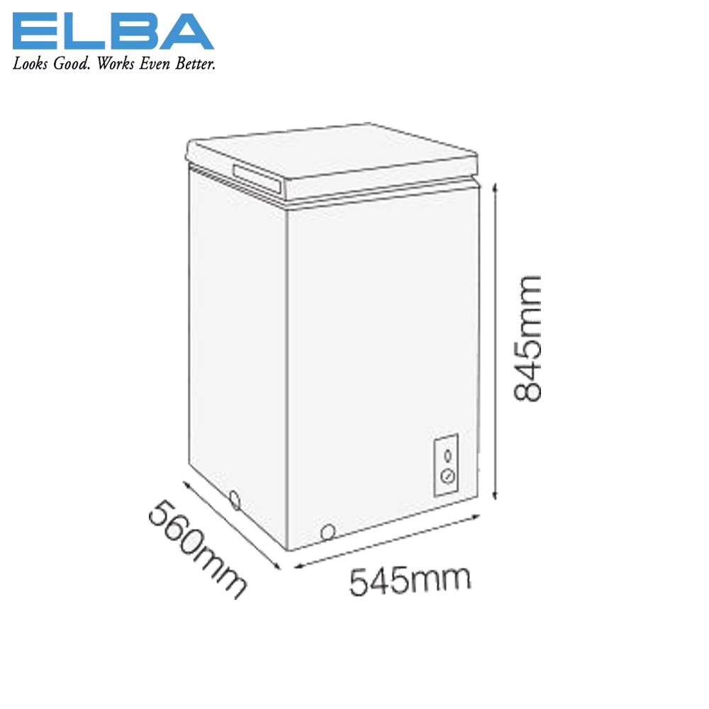 Elba EFE1310 (GR) Chest Freezer